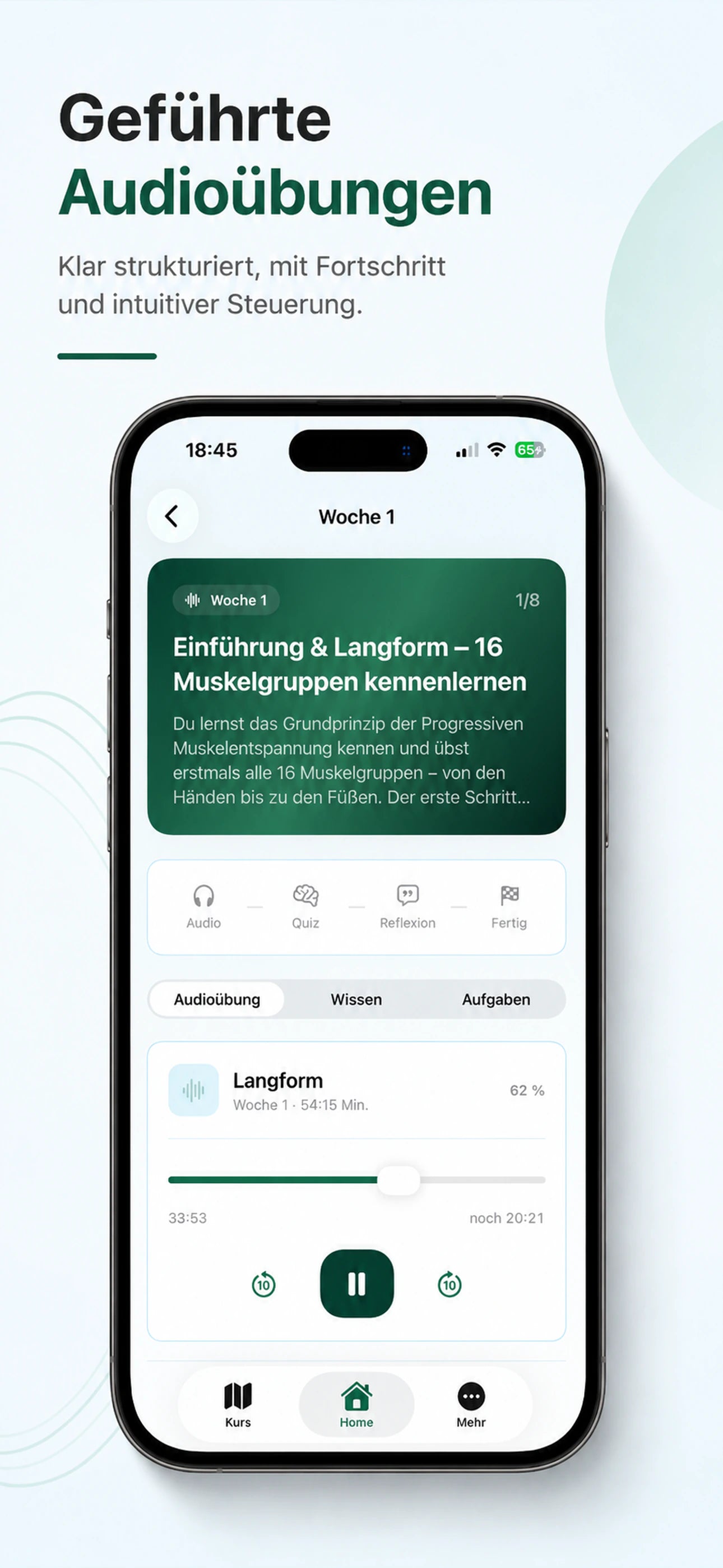 PREVURA App Screen Fortschritt