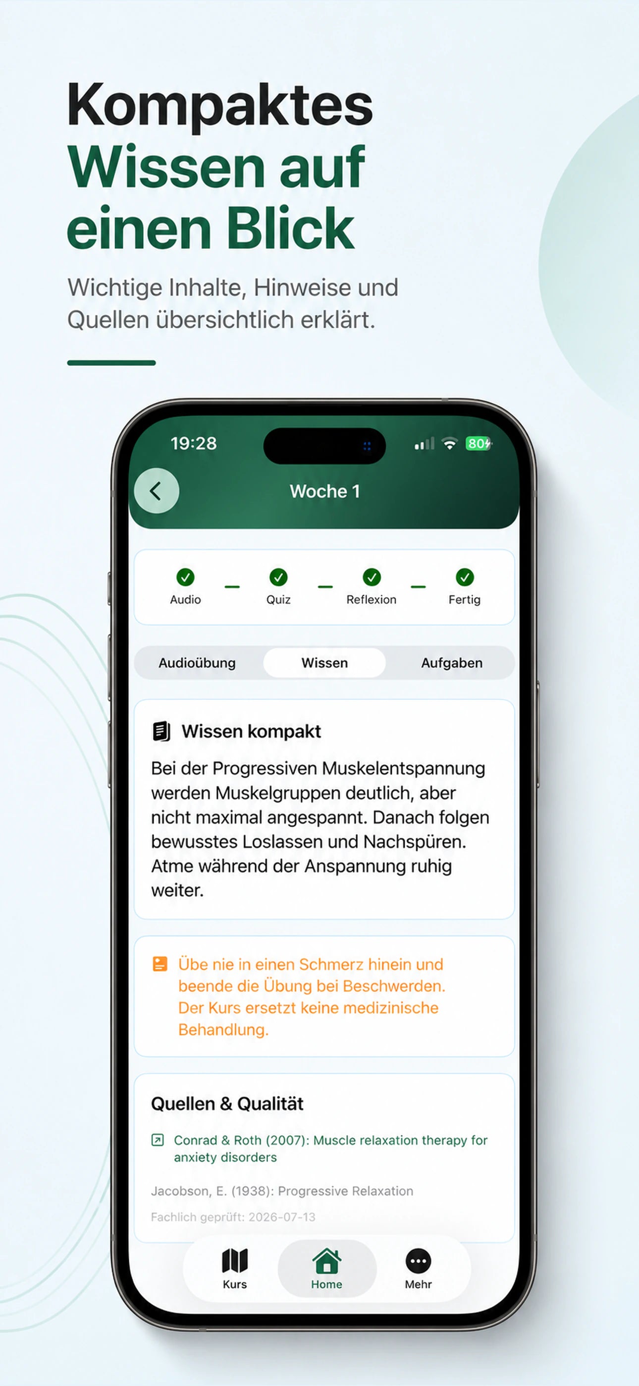 PREVURA App Screen Einheiten