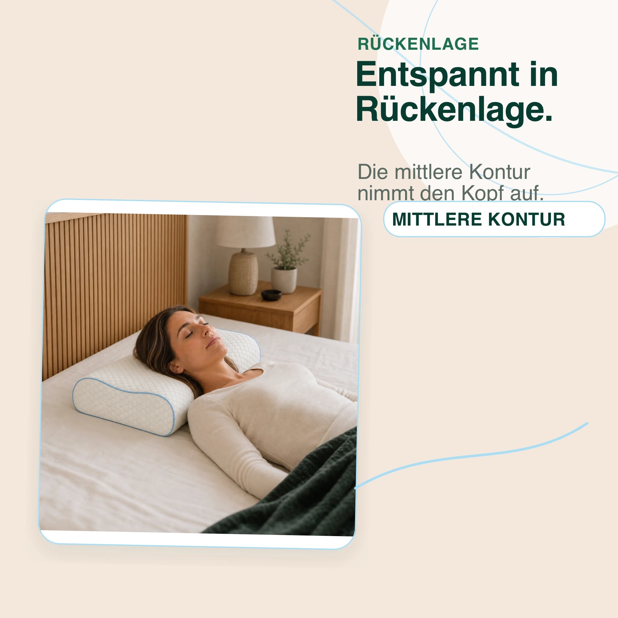 ERGO PILLOW in Rückenlage