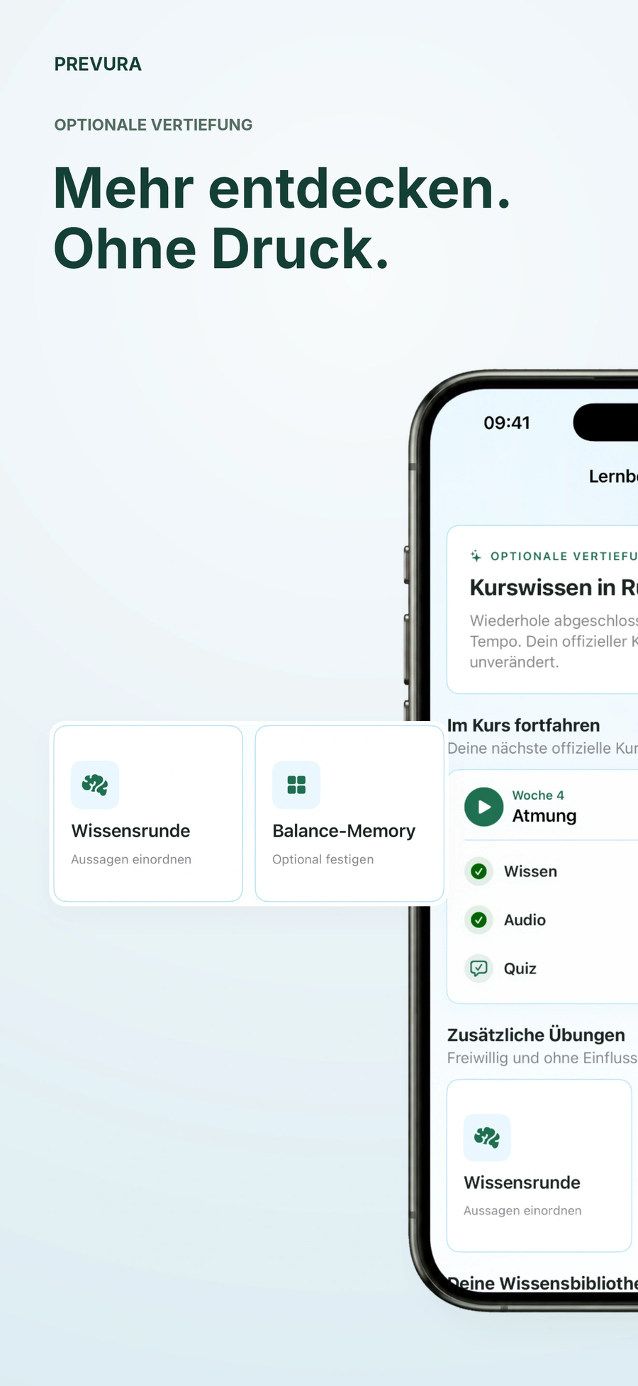 Optionale Vertiefung – linke Hälfte des iPhones